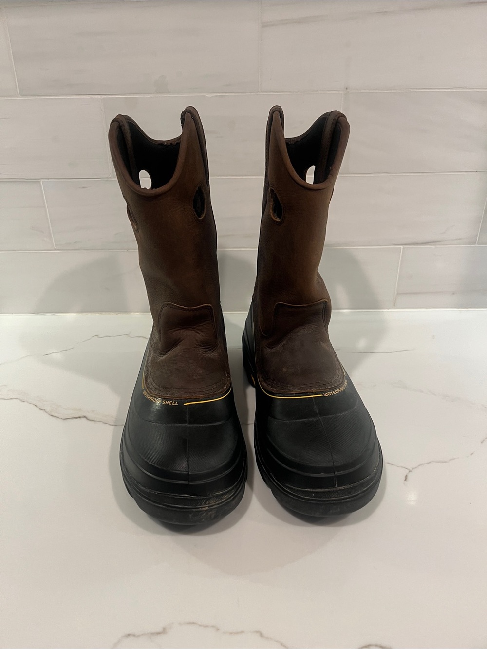 Georgia Boot Men 10M Muddog 11" Waterproof Work Boots GB00229TS Dark Brown - Picture 6 of 11